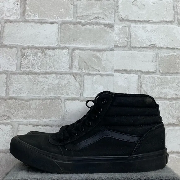 Vans Ward Black SK8 Hi Top Size 9.5