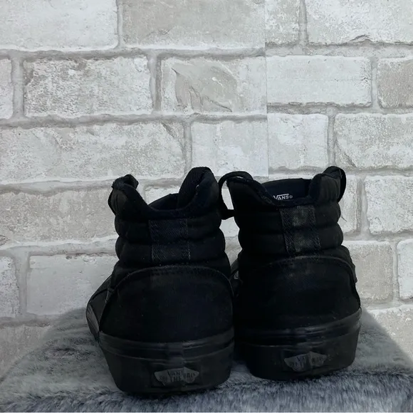 Vans Ward Black SK8 Hi Top Size 9.5