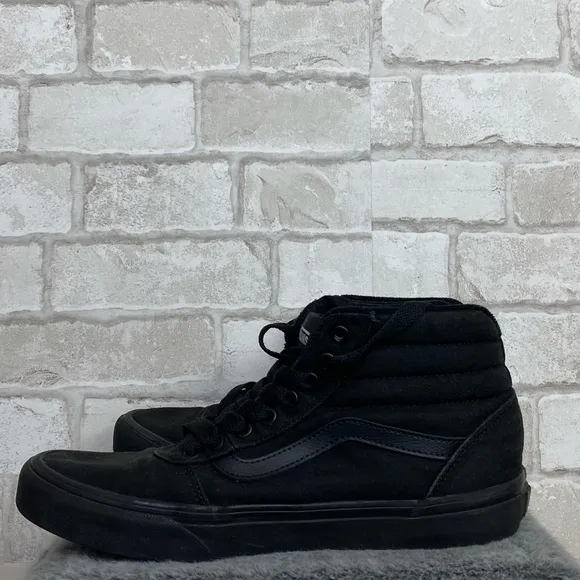 Vans Ward Black SK8 Hi Top Size 9.5