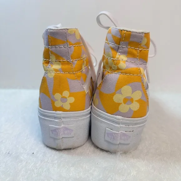 Vans Women's Sneakers - Yellow and White Floral 🌼🌼