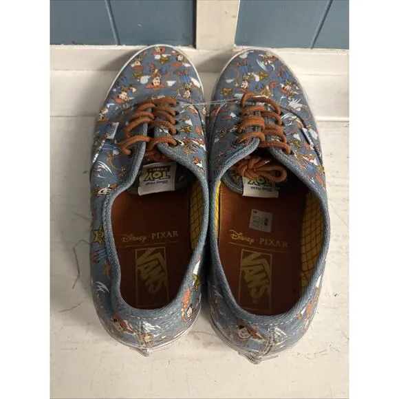 VANS x Disney Toy Story Authentic Sheriff Woody Denim Shoes MENS 11.5 ANDY RARE