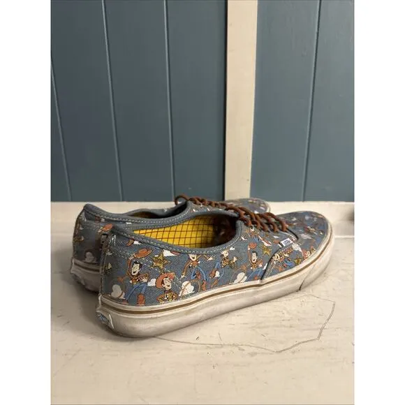VANS x Disney Toy Story Authentic Sheriff Woody Denim Shoes MENS 11.5 ANDY RARE