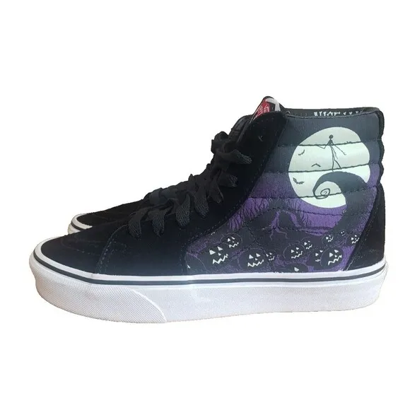 VANS x The Nightmare Before Christmas Sk8-Hi Shoes Jack’s Lament Women's Size 7