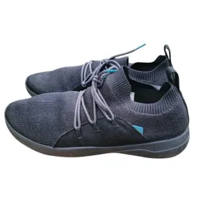 Vessi Cityscape Classic Shoes Men Size 9 Solid Black Lace Up Cloud Comfort EUC