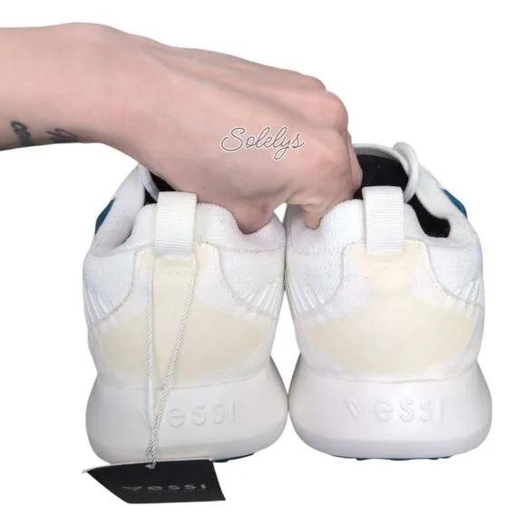 Vessi Everyday Move 2.0 Polar White Waterproof Dyma-Tex Knit Sneaker Womens 9