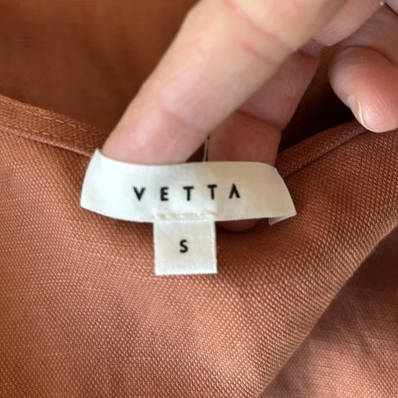 VETTA The Convertible Wrap Mini Dress New Clay S