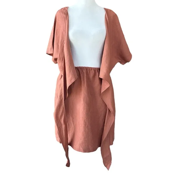 VETTA The Convertible Wrap Mini Dress New Clay S
