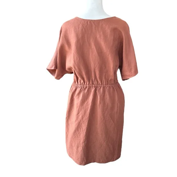 VETTA The Convertible Wrap Mini Dress New Clay S