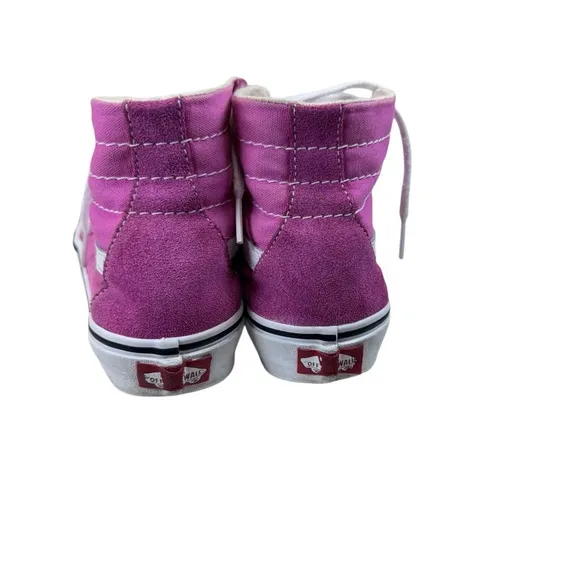 Vibrant Pink High-Top Sneakers