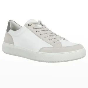 Vince Dawson Men's Canvas-Suede White Low-Top Sneakers Size 10.5/44.5