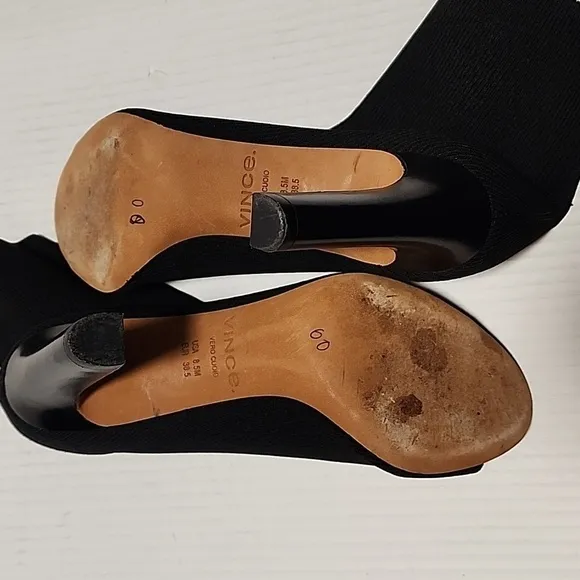 Vince Ezra Open Toe Heeled Boots
