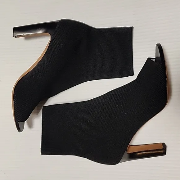 Vince Ezra Open Toe Heeled Boots