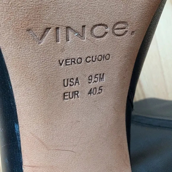 Vince Hilda black boots sz 9.5 NWOT