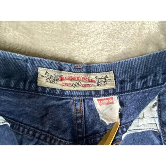 Vintage 90s Levi's 900 High-Waisted Denim Shorts – Star Wars Patchwork &amp; Studded
