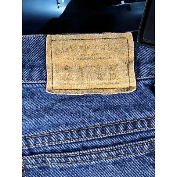 Vintage 90s Levi's 900 High-Waisted Denim Shorts – Star Wars Patchwork &amp; Studded