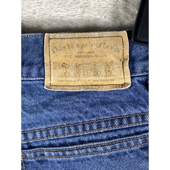 Vintage 90s Levi's 900 High-Waisted Denim Shorts – Star Wars Patchwork &amp; Studded
