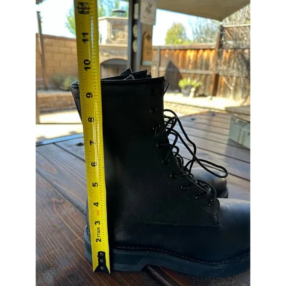 Vintage Addison Black Combat Boot size 6.5 (Mens)