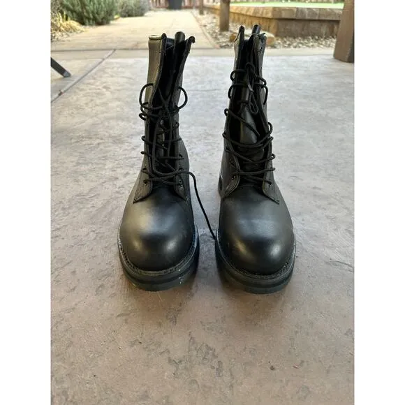 Vintage Addison Black Combat Boot size 6.5 (Mens)