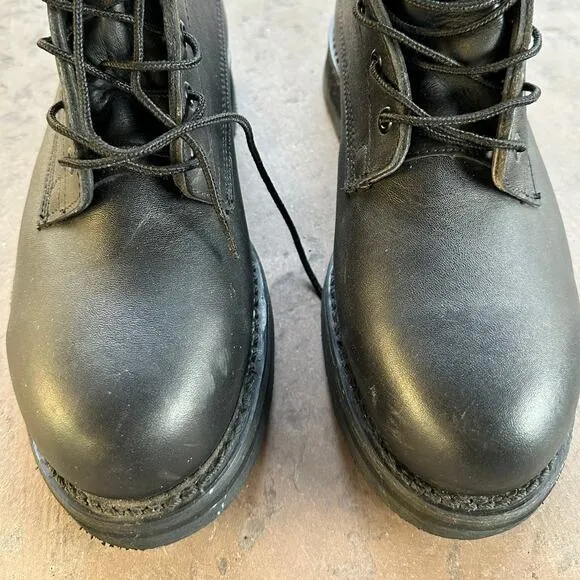 Vintage Addison Black Combat Boot size 6.5 (Mens)