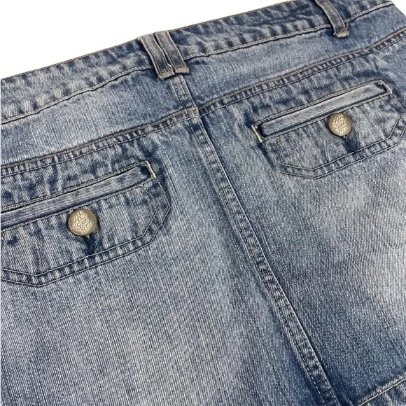 Vintage American Eagle Jean Skirt RARE Vintage Denim Mini Skirt Size Small