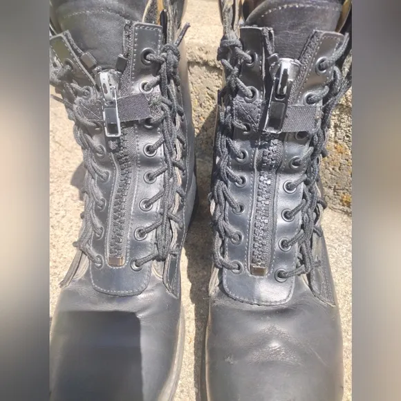 Vintage CHIPPEWA Trooper Boots Men's Size 10. Made in USA 20242 Steel Toe 9.5&quot;