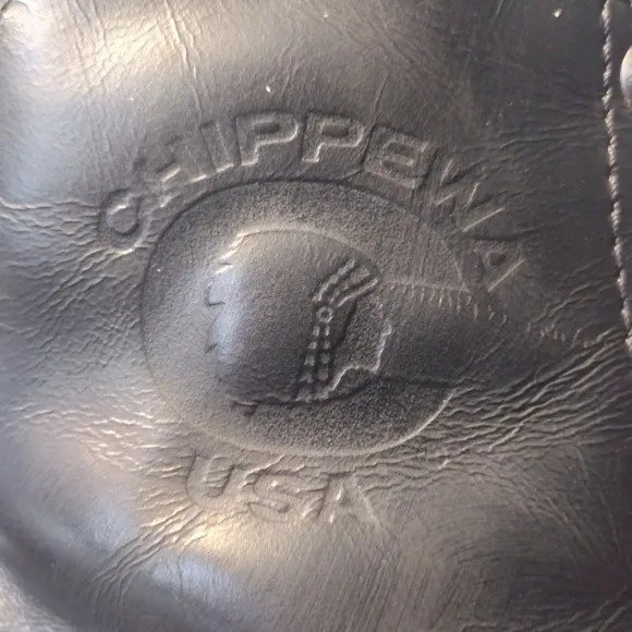 Vintage CHIPPEWA Trooper Boots Men's Size 10. Made in USA 20242 Steel Toe 9.5&quot;