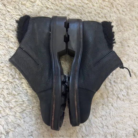 Vintage Cole Haan Womens steel toe Brazil Leather Ankle boots F4429 size 8.5 AA