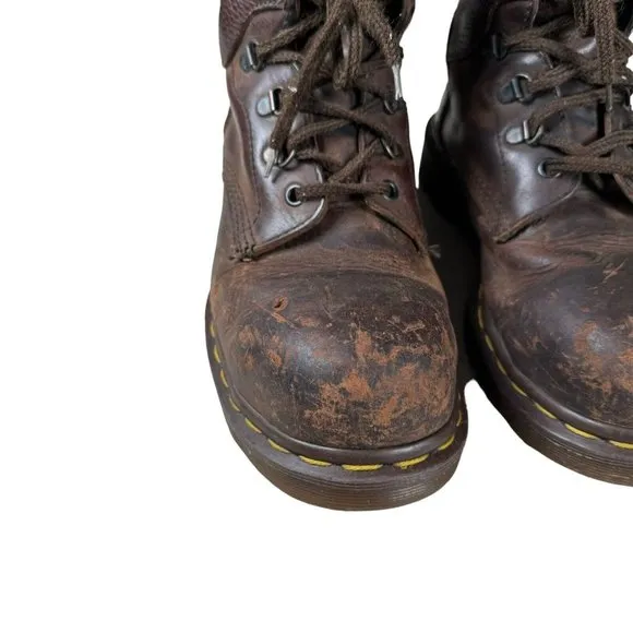 Vintage Doc Martens Men's US‎ 9 UK 8 Steel Toe Safety Work Boots Made In England