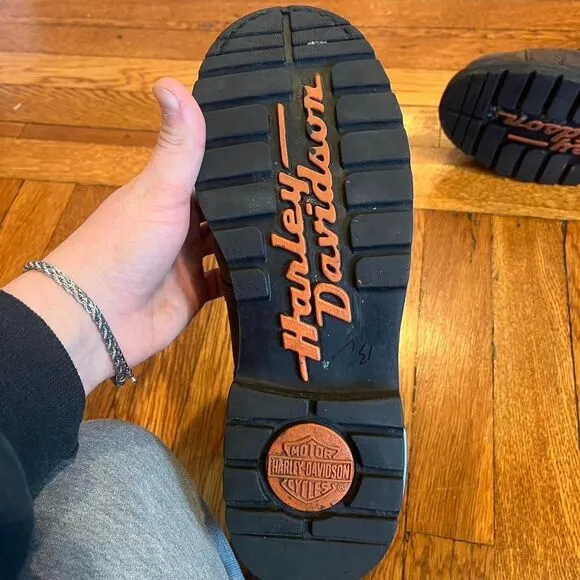 Vintage Harley Davison‎ steel toe ruskin boots