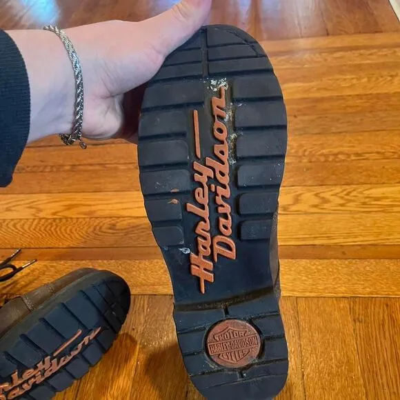 Vintage Harley Davison‎ steel toe ruskin boots