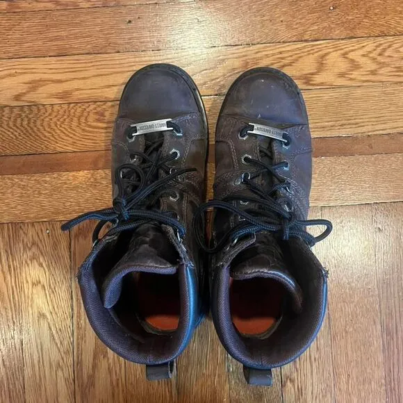 Vintage Harley Davison‎ steel toe ruskin boots