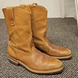 Vintage Hytest Men's Leather Union Campus Moto western Boots size 8D