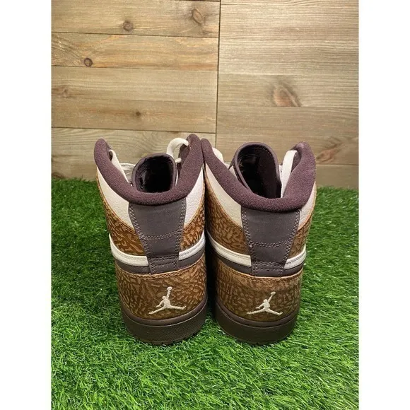 VIntage Nike‎ Jordan Retro 1 High Mens 13 Sneakers Brown White GINGER 2009