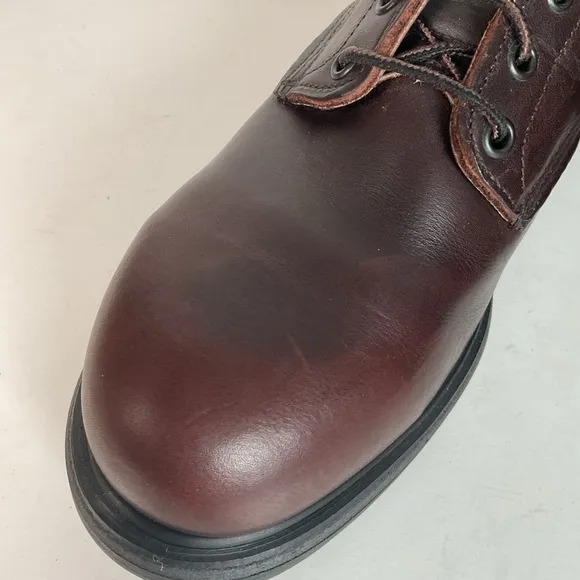 Vintage Red Wing Brown Leather Steel Toe Work Boots 12 B Style 2245 USA Made