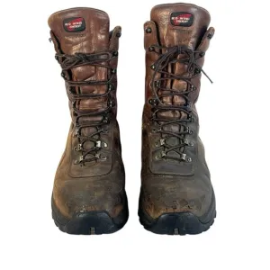 vintage Red Wing Steel Toe Brown Leather Boots‎ Men's Size 11 EE Stock No. 6788