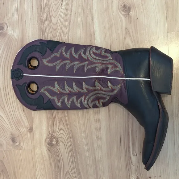 Vintage Tony Lama Square Toe Boots