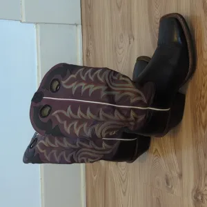 Vintage Tony Lama Square Toe Boots