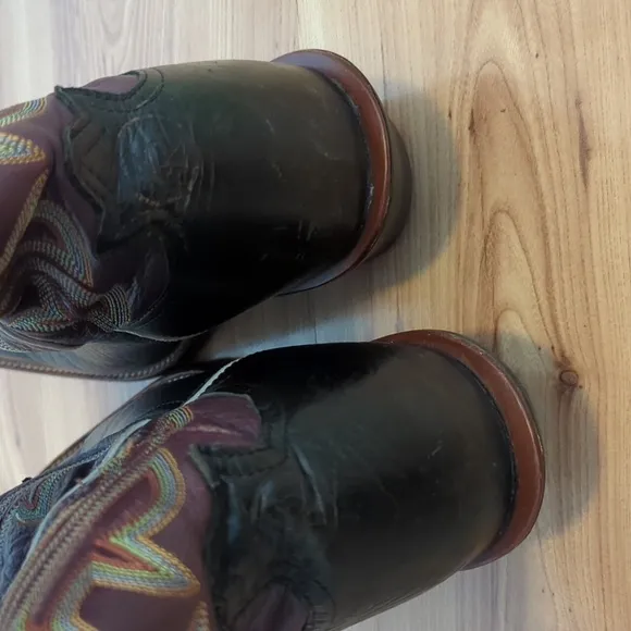 Vintage Tony Lama Square Toe Boots