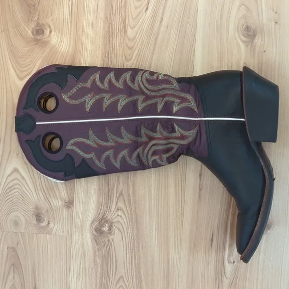 Vintage Tony Lama Square Toe Boots