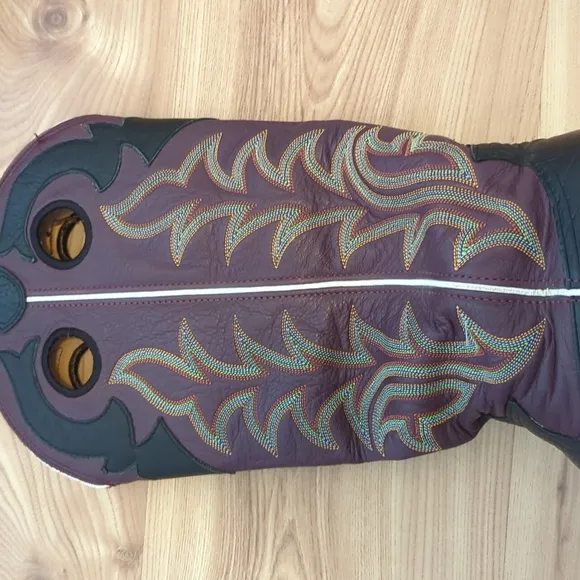 Vintage Tony Lama Square Toe Boots