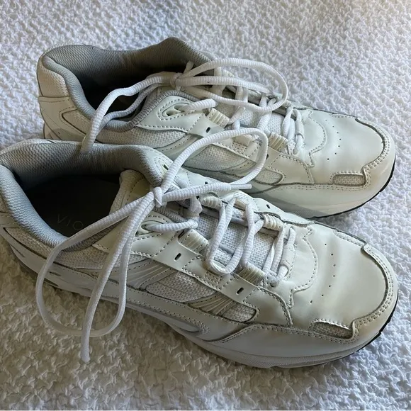 Vionic 23Walk Tennis Walking Shoes Sneakers White Women's Size 9 Wide