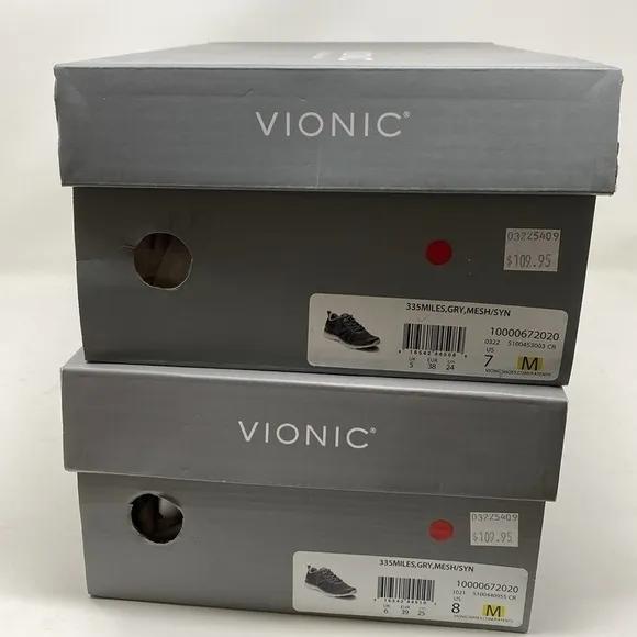 Vionic 335 Brisk Miles Walking Shoes Grey