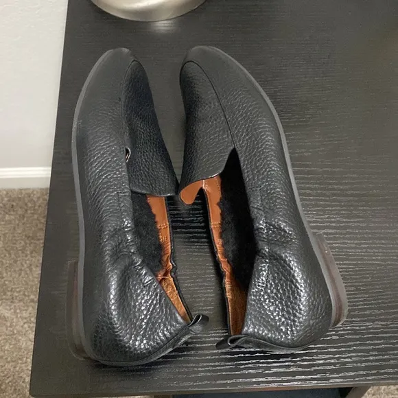 Vionic Amora Faux Fur Women's Slip-on Casual Shoes 6.5 Black Fleece Lining