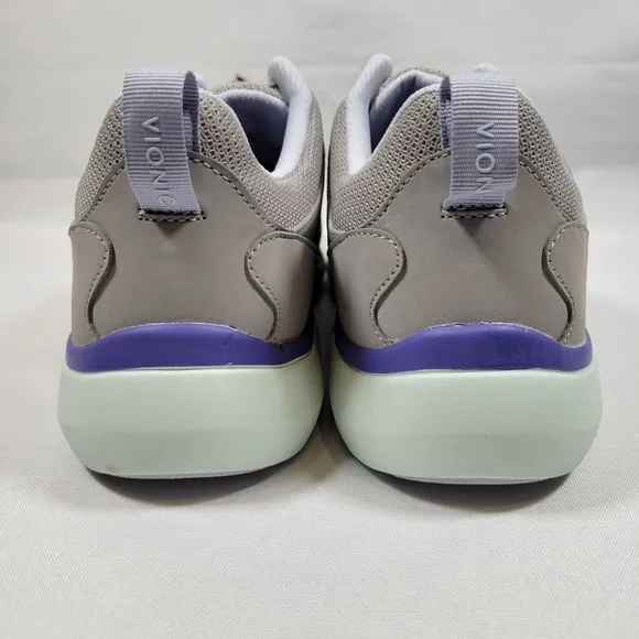 Vionic Sneakers Womens 9 Olessa Performance Fitness Running Shoes Gray Purple