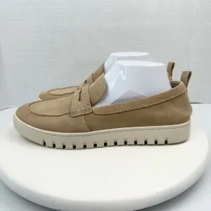 Vionic Womens Uptown 360 Flex Slip On Sand Tan Suede Comfort Loafers 10