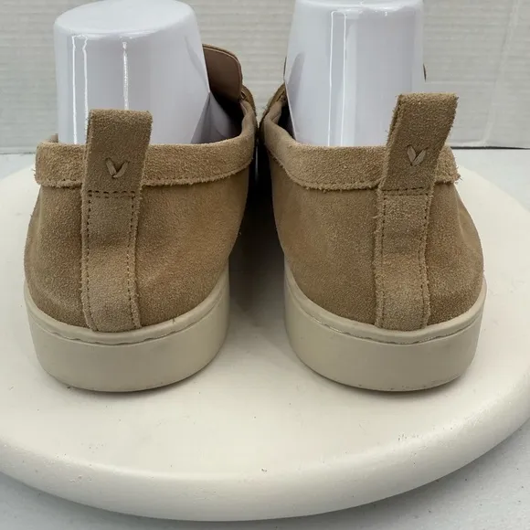 Vionic Womens Uptown 360 Flex Slip On Sand Tan Suede Comfort Loafers 10