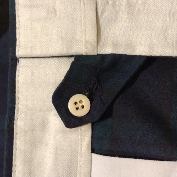 VTG 80's Huntington Men's Plaid Dress Pants Trousers Sz 37 Cuffed Pleated