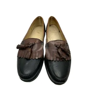 Vtg G.H. Bass &amp; Co. Mens Weejuns Black Brown Classic Preppy Loafer Shoes 11 E