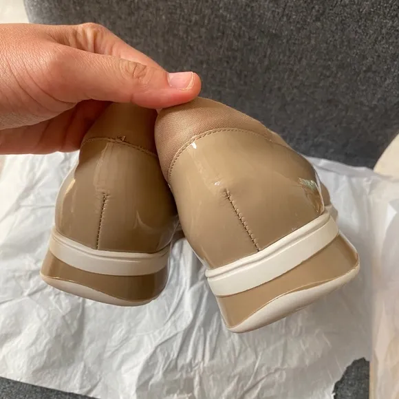 WALKING CRADLES Fabric Slip On Sneakers Shoes Wide