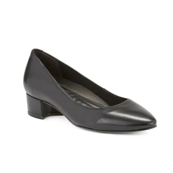 Walking Cradles Women's Size 8 Black Jessica Pumps Block Heels
